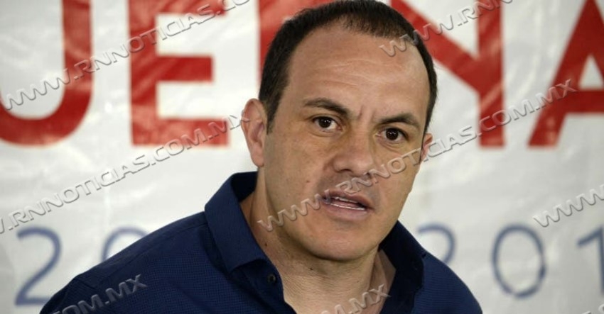 Amenazan a Cuauhtémoc Blanco con narcomanta