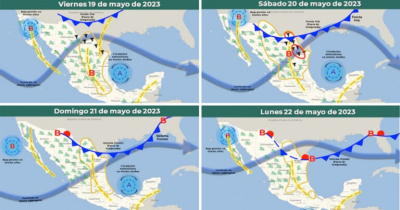 Llega frente fr&iacute;o extraordinario con lluvias a Tamaulipas