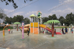ACTIVA GOBIERNO MUNICIPAL ALBERCAS, PIES MOJADOS Y PARQUE ACUÁTICOS PARA QUE FAMILIAS DISFRUTEN EL VERANO EN NUEVO LAREDO