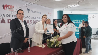 Celebran graduación de primera generación del curso de Lengua de Señas Mexicana en Nuevo Laredo