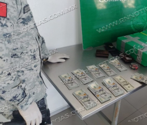 EN BAJA CALIFORNIA, GUARDIA NACIONAL Y ADUANAS DE M&Eacute;XICO DETECTAN CERCA DE 20 MIL D&Oacute;LARES Y 1,500 MONEDAS DE PLATA