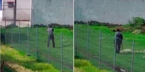 Captan a funcionario disparando contra un perro en EdoMex