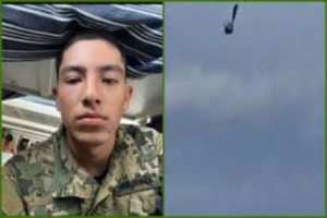 Marina lamenta el fallecimiento de cadete; saltó de un helicóptero y su paracaídas falló