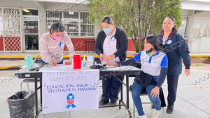 Concientizan a j&oacute;venes por D&iacute;a Mundial de la diabetes con brigada de salud