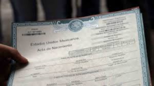 Estos son los precios de la nueva acta de nacimiento
