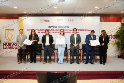 NUEVO LAREDO EJEMPLO NACIONAL EN FINANZAS P&Uacute;BLICAS; RATIFICA FITCH RATINGS CALIFICACI&Oacute;N CREDITICIA AAA