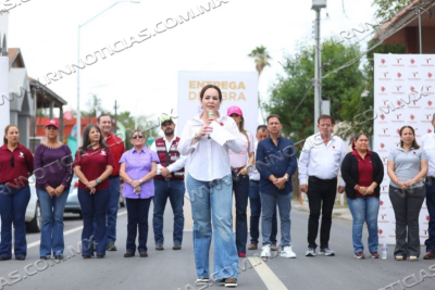 ENTREGA ALCALDESA CARMEN LILIA CANTUROSAS OBRAS DE TRANSFORMACI&Oacute;N