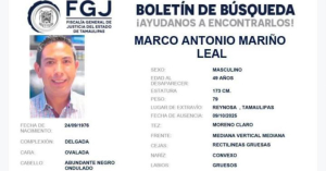 Activa FGJT búsqueda del empresario integrante de FECANACO Tamaulipas