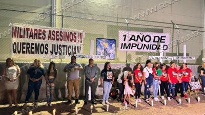 Familiares de las 5 v&iacute;ctimas ejecutadas por Militares llevan un a&ntilde;o sin justicia; Autoridades los protegen se&ntilde;alan