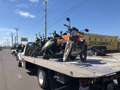 Direcci&oacute;n de Tr&aacute;nsito y vialidad realiza Operativo contra motocicletas irregulares