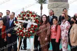 CONMEMORAN ANIVERSARIO 216 DEL NATALICIO DE BENITO JU&Aacute;REZ