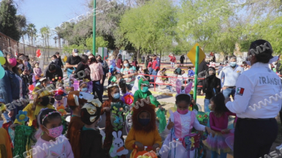 Realizan programa de cultura vial con ni&ntilde;os