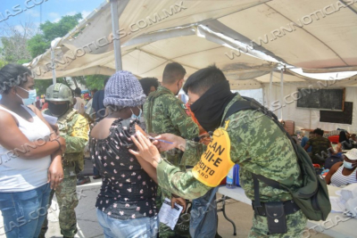 ATIENDE GOBIERNO MUNICIPAL ARRIBO DE MIGRANTES