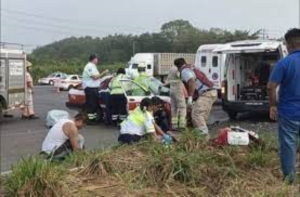 Beb&eacute; y su abuela mueren en tr&aacute;gico accidente en Veracruz