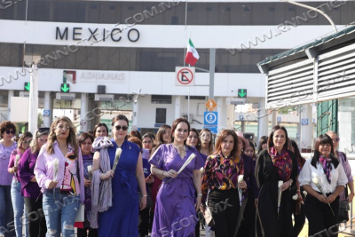 CONMEMORAN D&Iacute;A INTERNACIONAL DE LA MUJER CON ABRAZO DE HERMANDAD