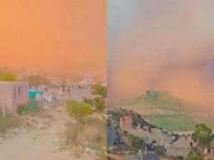 As&iacute; lleg&oacute; una tormenta de polvo del Sahara a Zacatecas