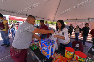 SE SOLIDARIZA GOBIERNO DE NUEVO LAREDO CON DAMNIFICADOS DE REYNOSA; INSTALA CENTRO DE ACOPIO DE VÍVERES