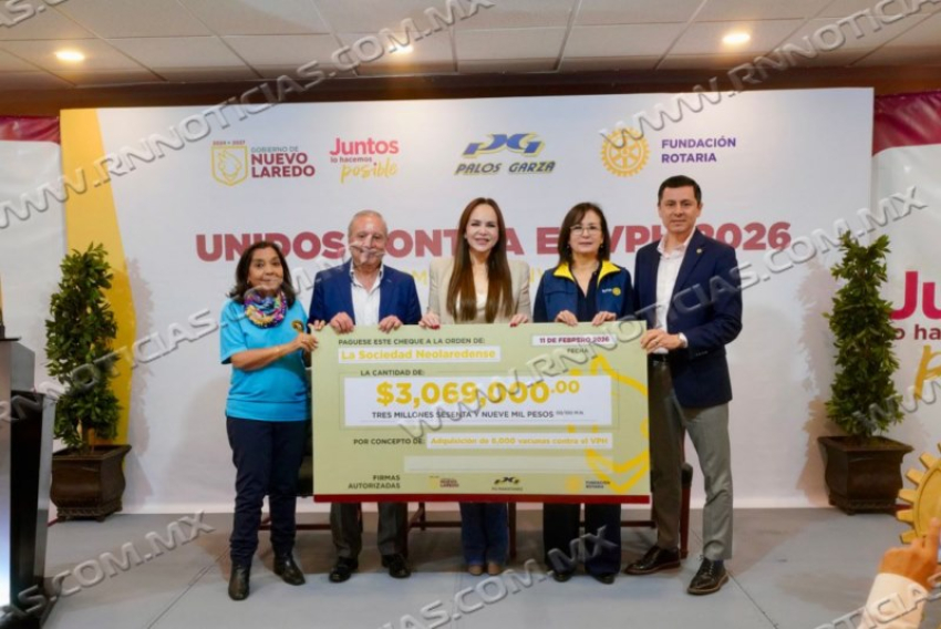 REFRENDA GOBIERNO MUNICIPAL COMPROMISO CON BIENESTAR DE LA NIÑEZ; ANUNCIA JUNTO A ROTARIOS Y PG MARATONES CAMPAÑA DE VACUNACIÓN CONTRA EL VPH