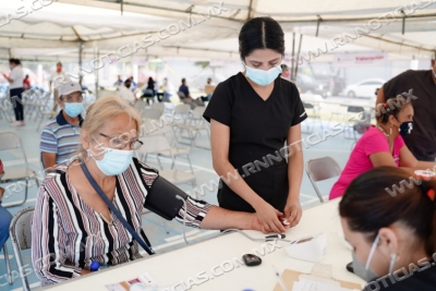BRIGADA M&Eacute;DICO ASISTENCIAL EN LA COLONIA MORELOS.