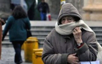 Más de 144 mil sufrirán frío casi a la intemperie