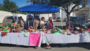 OFERTAN ABUELITOS DE CASA CLUB DEL SISTEMA DIF ART&Iacute;CULOS ELABORADOS EN SU TALLER