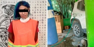 La detienen por llenar con agua el tanque de gasolina de su ex pareja