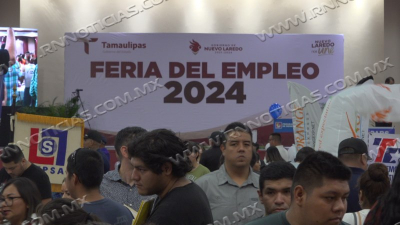 Ofertan m&aacute;s de mil 500 vacantes en segunda Feria del empleo en Nuevo Laredo
