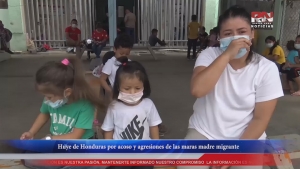 VIDEO Huye de Honduras por acoso y agresiones de las maras madre migrante