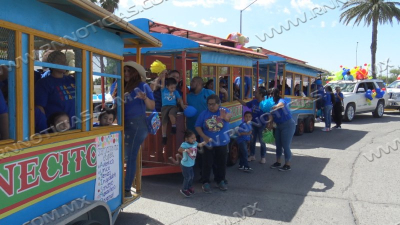 Realizan Desfile por Día Internacional del Autismo en Nuevo Laredo