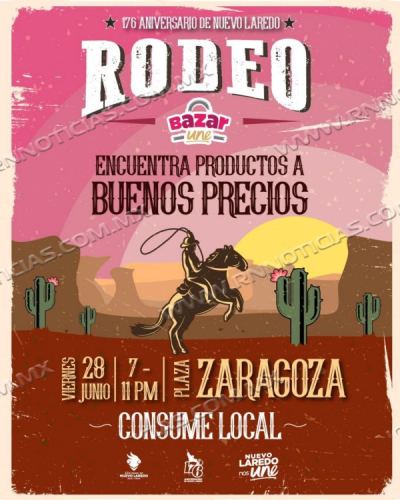 Por pronostico de lluvias, posponen Bazar UNE Rodeo