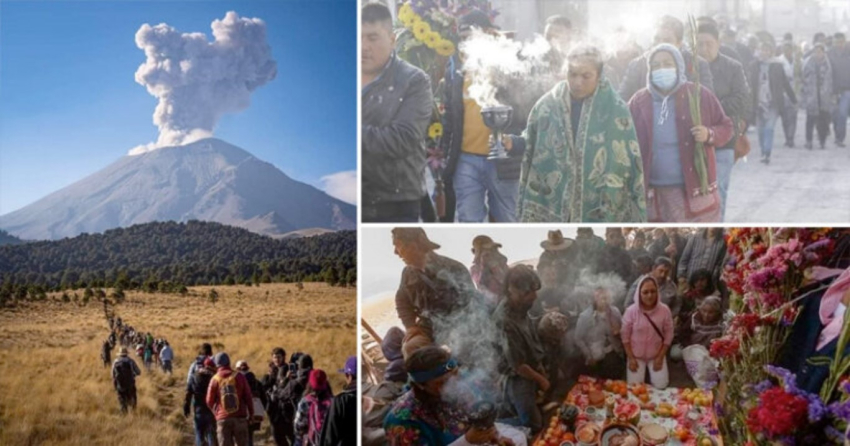 Pobladores creen que el Popocatépetl está enojado porque no le llevaron su ofrenda