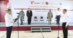 Toma protesta el general Carlos Pancardo como Secretario de Seguridad en Tamaulipas