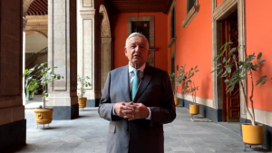 AMLO reaparece tras su contagio de Covid-19