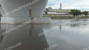 Incrementa nivel de río Bravo arriba del metro por lluvias