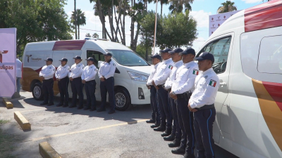 VIDEO Integra gobierno del estado guardia estatal de g&eacute;nero en Nuevo Laredo