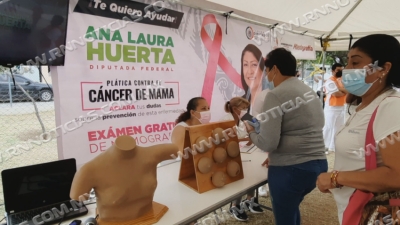 Continuar&aacute; Diputada federal con campa&ntilde;a de mastograf&iacute;as