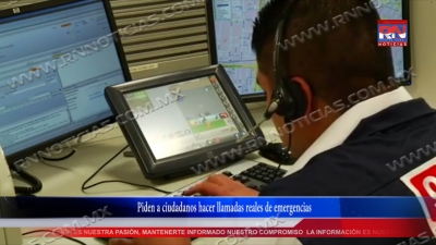 VIDEO Piden a ciudadanos hacer llamadas reales de emergencias
