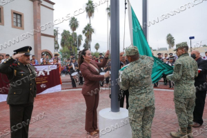 CONMEMORAN 113 ANIVERSARIO DE LA REVOLUCI&Oacute;N MEXICANA CON CEREMONIA DE HONORES A LA BANDERA
