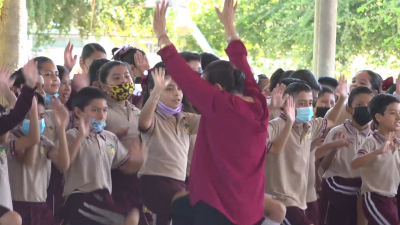 VIDEO Promueve Gobierno reactivaci&oacute;n f&iacute;sica en escuelas primarias
