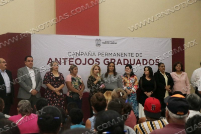 ENTREGAN 229 ANTEOJOS GRADUADOS A PERSONAS QUE LOS REQUIEREN