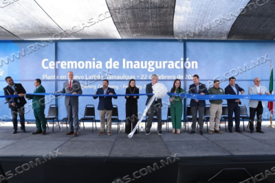 INAUGURA ALCALDESA CARMEN LILIA CANTUROSAS PLANTA MEDLINE HUDSON RCI; CONSOLIDA NUEVO LAREDO DESARROLLO INDUSTRIAL