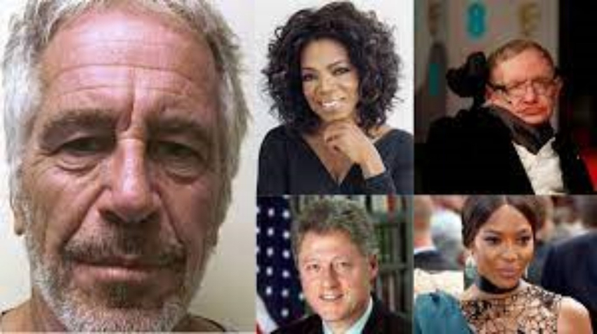 Lista del caso Epstein: Destacan Oprah Winfrey, Stephen Hawking y Bill Clinton