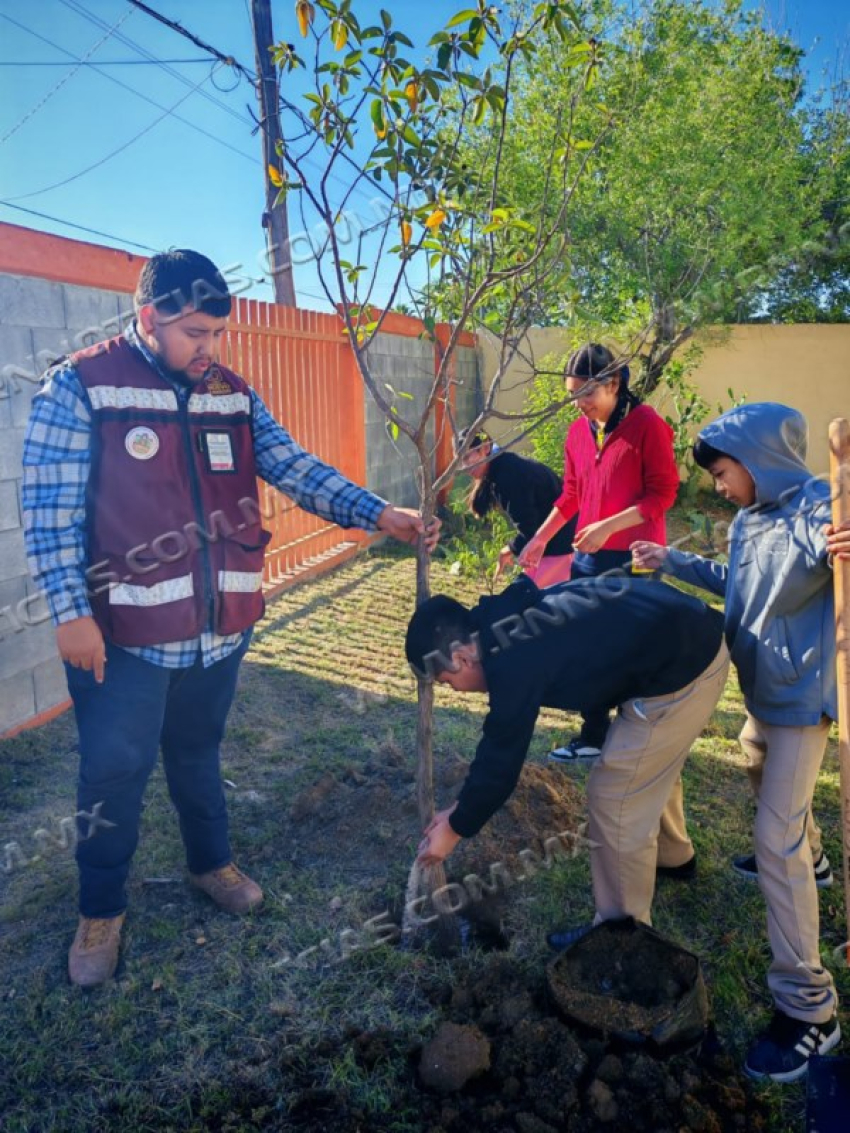 Fortalece Gobierno Municipal La Educación Ambiental En Escuelas Con Acciones De Reforestación
