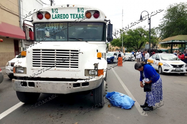 Mujer atropellada fue responsable, determina Tr&aacute;nsito en Nuevo Laredo