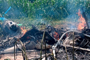 Helic&oacute;ptero se desploma en Jalisco; reportan tres muertos