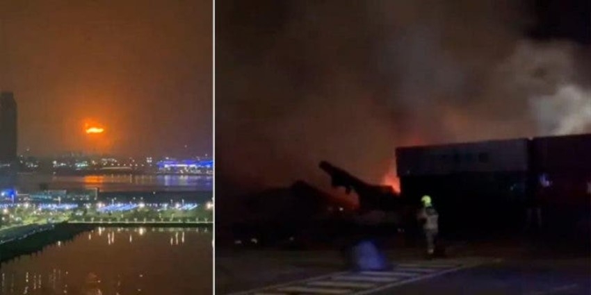 Se registra fuerte explosión en puerto de Dubái; sacudió varios edificios