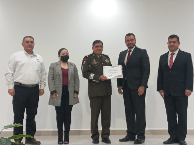 USJT puede ser un referente no solo en el estado sino en el pa&iacute;s: general Elpidio Canales Rosas