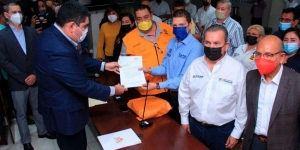 Registran alianza; preparan candidato