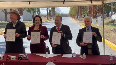 VIDEO Embajador de Estados Unidos Ken Salazar participa en Acuerdo Binacional  de saneamiento de aguas residuales