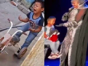 Cumplen sueño de ‘Chucho’ y canta con Amanda Miguel en concierto